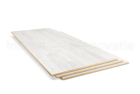 dubbel stootboord van cpl materiaal in de kleur grenen 40x136cm